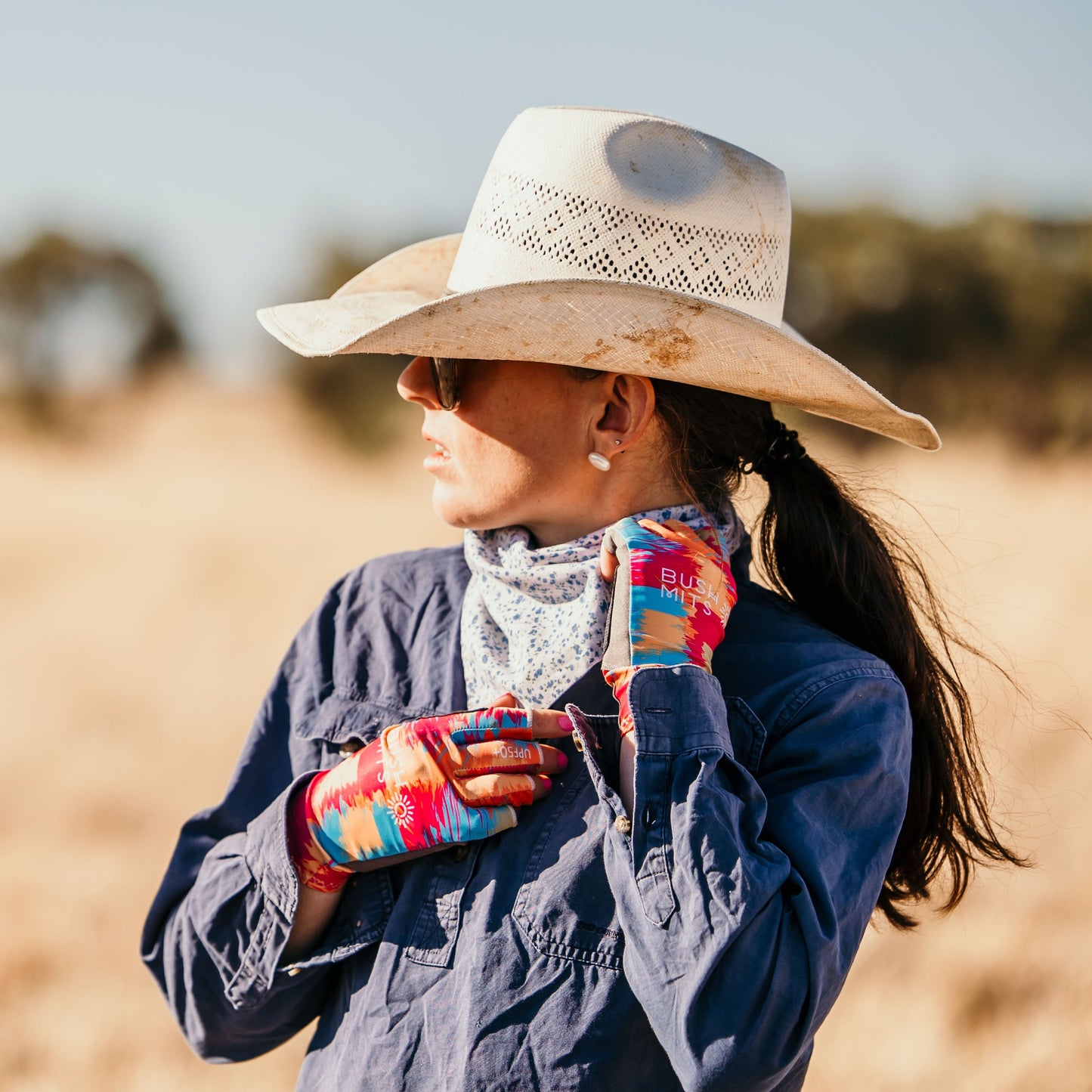 Unapologetically Wild UPF 50+ Sun Protection Gloves