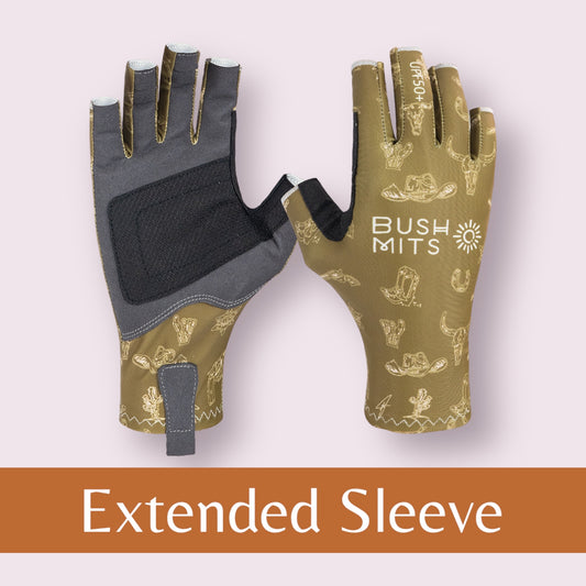 The Khaki Eston Jones Edition by Jess Scott UPF 50+ Sun Protection Gloves (EXT SL)